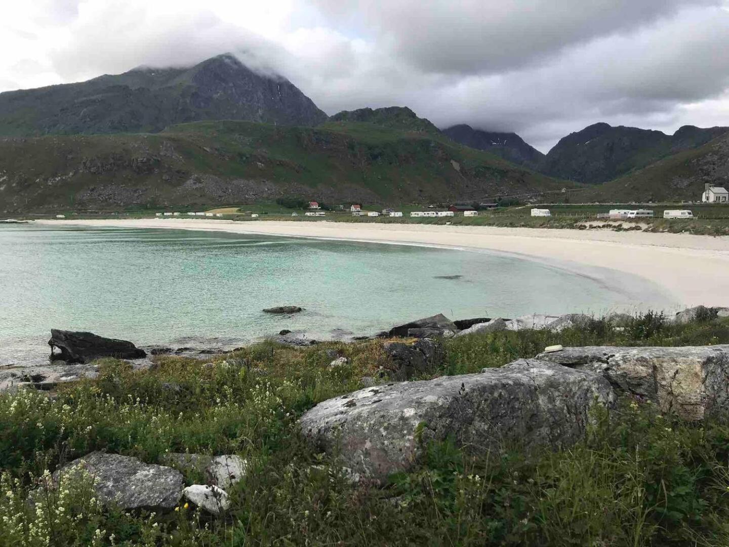 Haukland Beach House Leknes Buitenkant foto