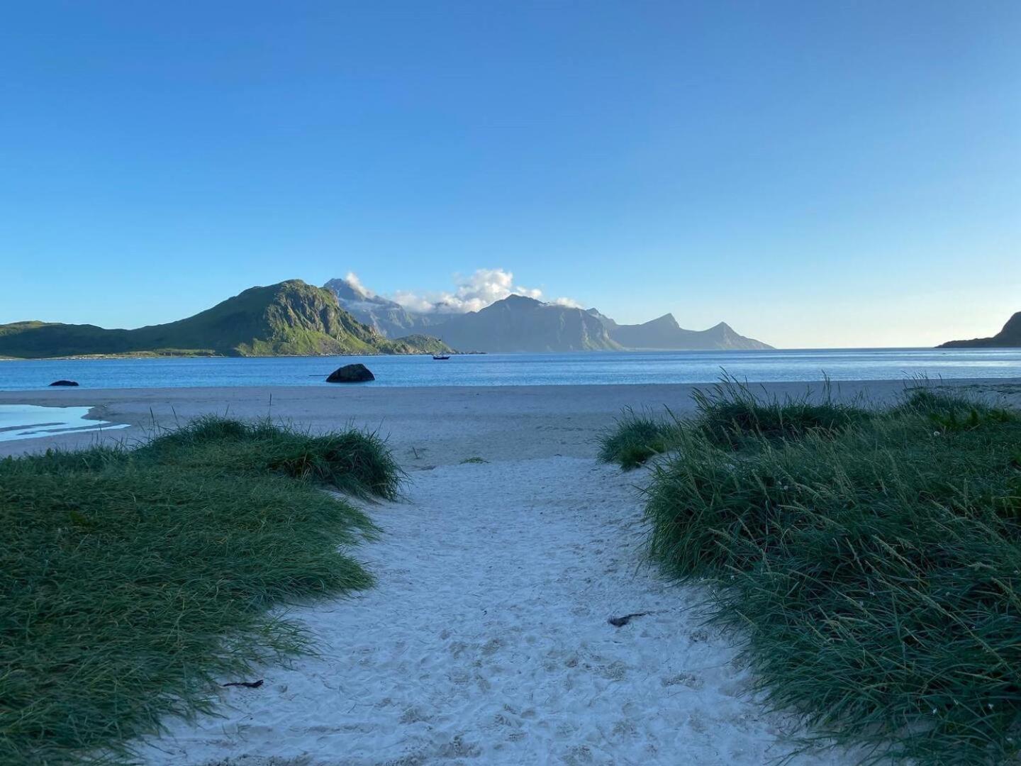 Haukland Beach House Leknes Buitenkant foto