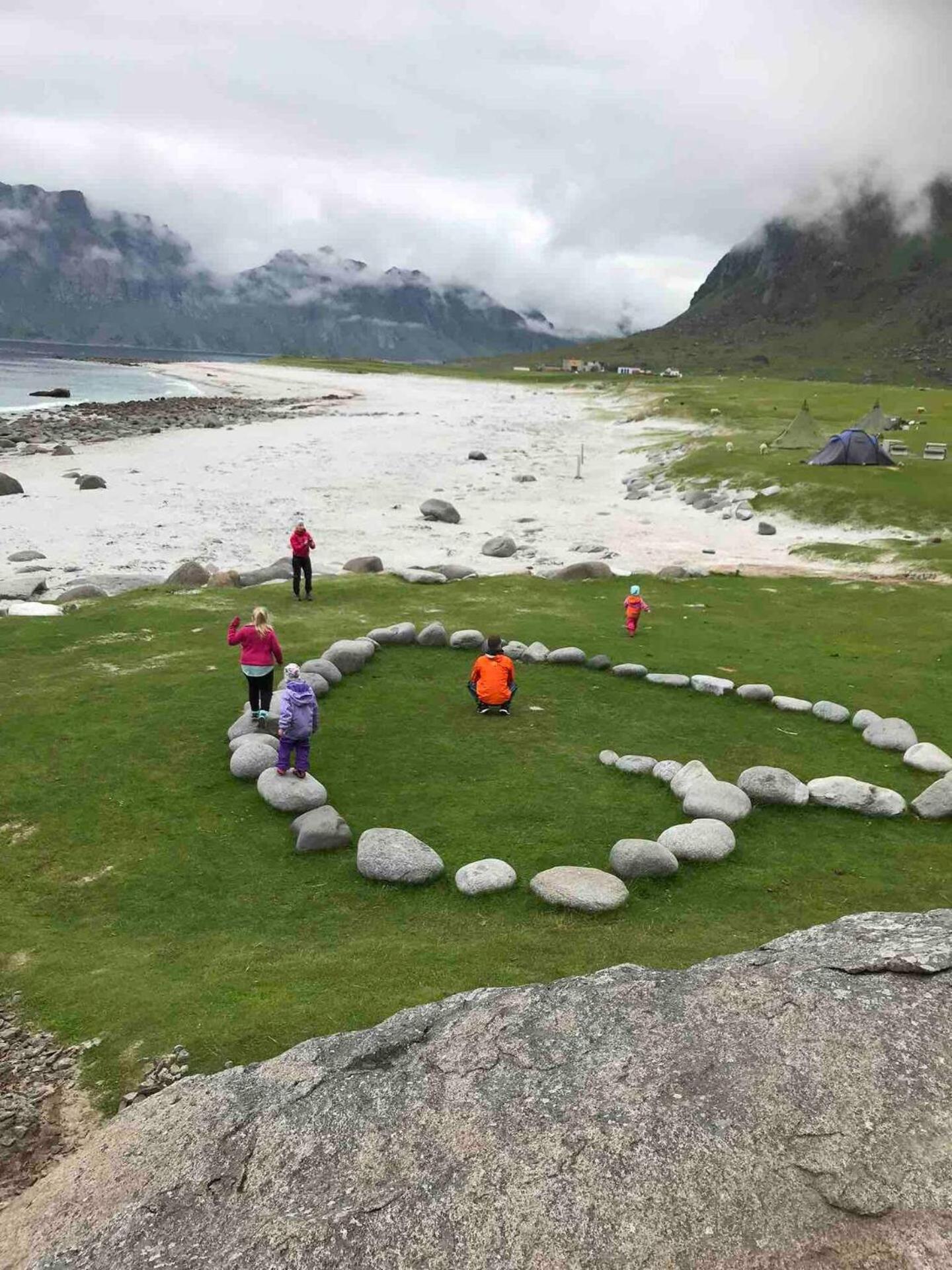 Haukland Beach House Leknes Buitenkant foto