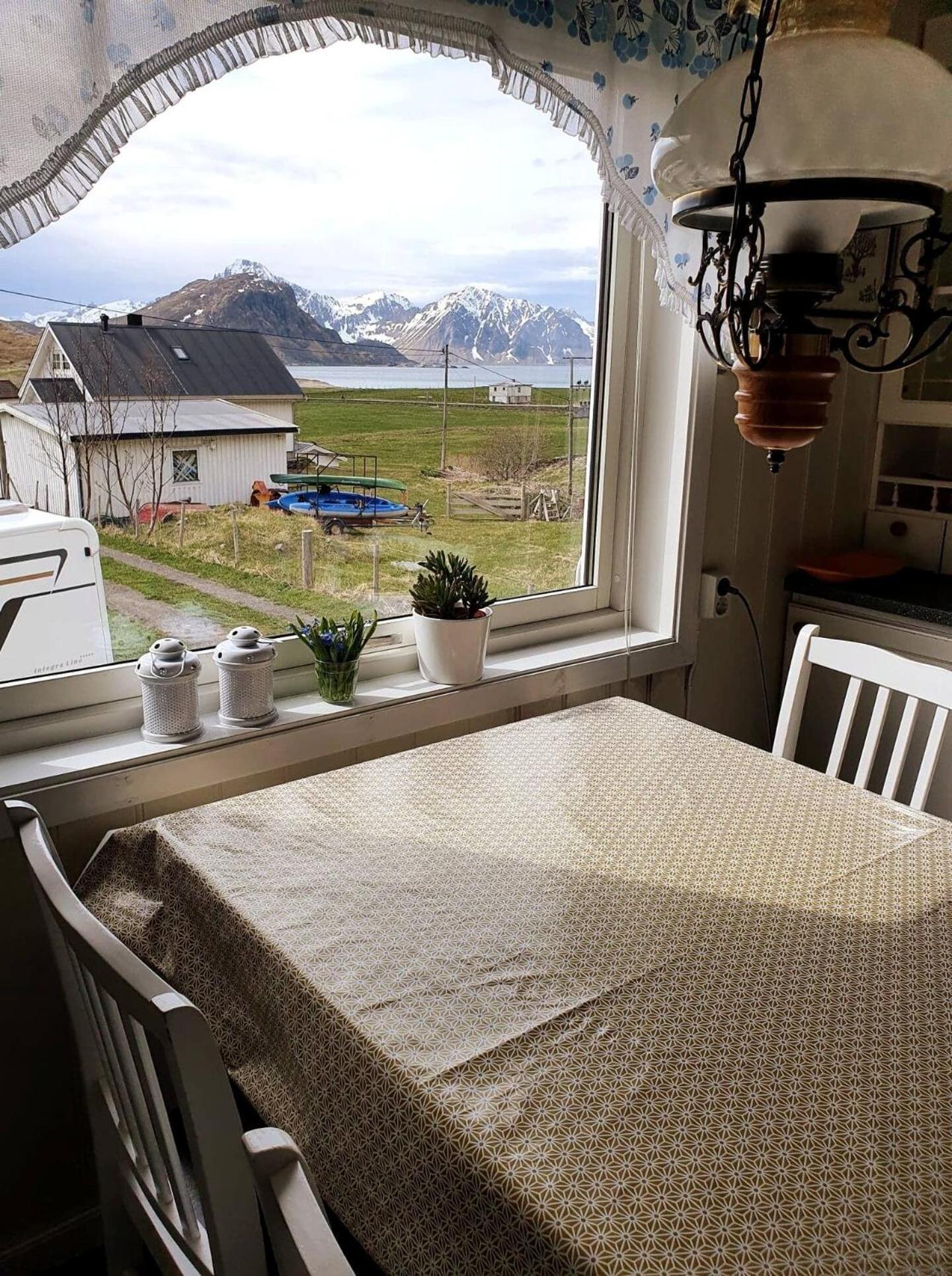 Haukland Beach House Leknes Buitenkant foto